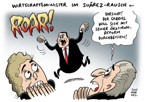 Cartoon: Ökostrom Reform und Fußball (medium) by Schwarwel tagged bundestag,votum,rechtsausschuss,sigmar,gabriel,ökostrom,reform,strom,energie,beißattacke,beißen,fußball,wm,uruguay,fußballstar,luis,suarez,gegner,kontrahent,karikatur,schwarwel,bundestag,votum,rechtsausschuss,sigmar,gabriel,ökostrom,reform,strom,energie,beißattacke,beißen,fußball,wm,uruguay,fußballstar,luis,suarez,gegner,kontrahent,karikatur,schwarwel