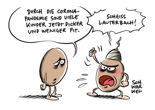 Pandemie Kinder dicker