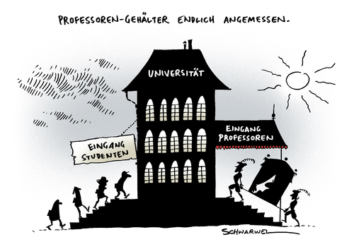 Professoren Gehälter