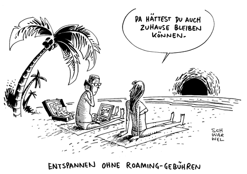 Cartoon: Roaming Abschaffung Gebühren (medium) by Schwarwel tagged roaming,handy,union,eurpäische,eu,gebühren,abschaffung,karikatur,holiday,ausland,urlaub,telefonat,mobil,telefon,schwarwel,roaming,abschaffung,gebühren,eu,eurpäische,union,handy,telefon,mobil,telefonat,urlaub,ausland,holiday,karikatur,schwarwel