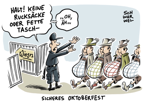 Rucksackverbot für die Wiesn