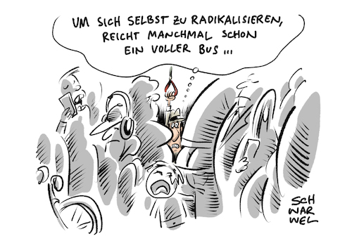 Cartoon: Rückkehr von Islamisten (medium) by Schwarwel tagged rückkehr,islamisten,islamist,islam,moschee,radikal,radikalisierung,dschihadisten,dschihadistenkinder,verfassungsschutz,bus,agrressiv,waffen,gewalt,terror,terroranschlag,kriminalität,anschlag,terrorismus,karikatur,schwarwel,rückkehr,islamisten,islamist,islam,moschee,radikal,radikalisierung,dschihadisten,dschihadistenkinder,verfassungsschutz,bus,agrressiv,waffen,gewalt,terror,terroranschlag,kriminalität,anschlag,terrorismus,karikatur,schwarwel