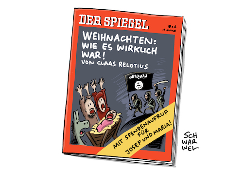 Cartoon: Spiegel Fall Claas Relotius (medium) by Schwarwel tagged spiegel,claas,relotius,betrug,medien,presse,journalist,journalismus,betrugsskandal,reporter,spendengelder,spenden,fake,news,falschmeldung,story,geschichten,fälschung,nachrichten,nachrichtenmagazin,magazin,zeitung,zeitschrift,lügenpresse,reportage,reportagen,gefälschte,artikel,beitrag,beiträge,unwahrheiten,betrugsfall,reporterkollege,juan,moreno,manipulation,fälscher,schreiber,autor,reporterpreise,medienpreise,redakteur,cartoon,karikatur,schwarwel,spiegel,claas,relotius,betrug,medien,presse,journalist,journalismus,betrugsskandal,reporter,spendengelder,spenden,fake,news,falschmeldung,story,geschichten,fälschung,nachrichten,nachrichtenmagazin,magazin,zeitung,zeitschrift,lügenpresse,reportage,reportagen,gefälschte,artikel,beitrag,beiträge,unwahrheiten,betrugsfall,reporterkollege,juan,moreno,manipulation,fälscher,schreiber,autor,reporterpreise,medienpreise,redakteur,cartoon,karikatur,schwarwel