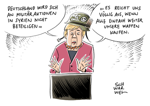 Syrien Krieg Merkel