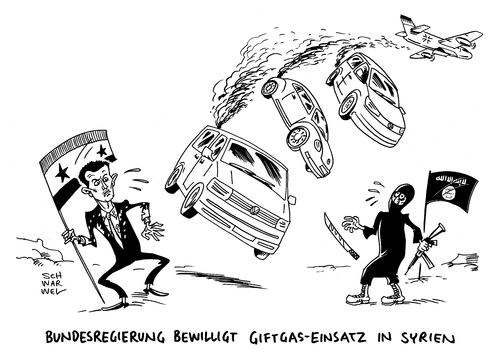 Cartoon: Syrien Merkel VW Dieselgate (medium) by Schwarwel tagged syrien,merkel,gespräch,assad,vw,dieselgate,volkswagen,diesel,millionen,auto,autos,kfz,autohersteller,karikatur,schwarwel,syrien,merkel,gespräch,assad,vw,dieselgate,volkswagen,diesel,millionen,auto,autos,kfz,autohersteller,karikatur,schwarwel