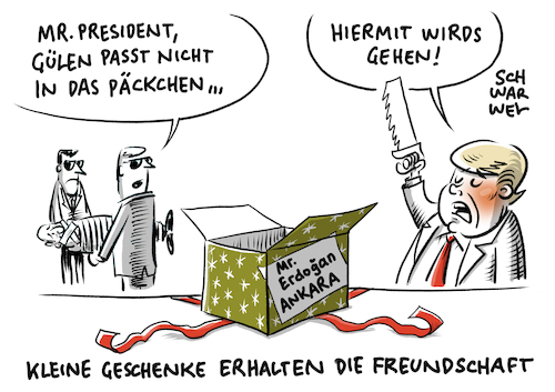 Trump Auslieferung Gülen