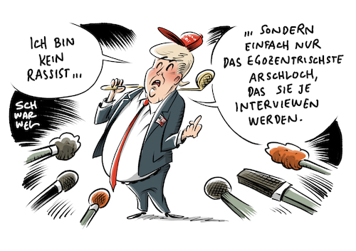 Trump Ich bin kein Rassist