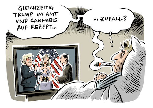 Cartoon: Trump und Cannabis (medium) by Schwarwel tagged trump,wahl,us,usa,president,präsident,protest,marsch,der,hunderttausend,politik,politiker,preseident,donald,medizin,cannabis,rezept,bundestag,karikatur,schwarwel,trump,wahl,us,usa,president,präsident,protest,marsch,der,hunderttausend,politik,politiker,preseident,donald,medizin,cannabis,rezept,bundestag,karikatur,schwarwel