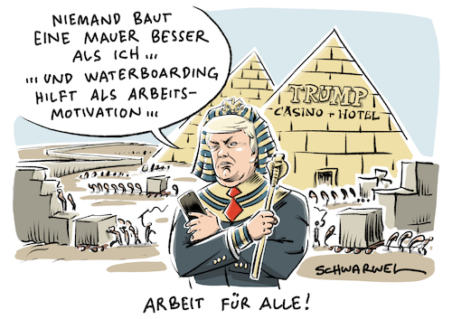 Trumps Mauer zu Mexiko