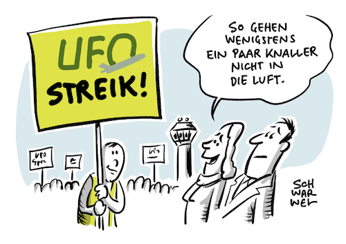 Cartoon: UFO-Streik zum Jahreswechsel (medium) by Schwarwel tagged ufo,streik,jahreswechsel,silvester,eurowings,flug,flugzeug,flugzeuge,arbeit,lohn,job,gehalt,germanwings,neujahr,airbus,lufthansa,airline,flugbegleitergewerkschaft,gewerkschaft,tarifvertrag,tarif,gehaltserhöhung,warnstreik,passagiere,cartoon,karikatur,schwarwel,ufo,streik,jahreswechsel,silvester,eurowings,flug,flugzeug,flugzeuge,arbeit,lohn,job,gehalt,germanwings,neujahr,airbus,lufthansa,airline,flugbegleitergewerkschaft,gewerkschaft,tarifvertrag,tarif,gehaltserhöhung,warnstreik,passagiere,cartoon,karikatur,schwarwel