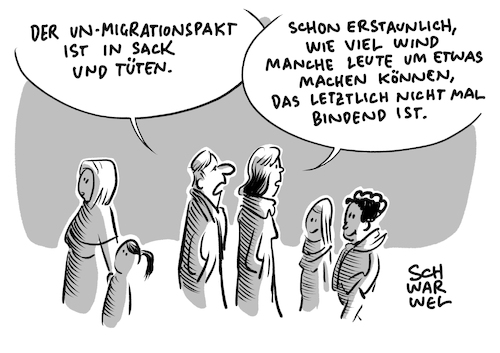 Cartoon: UN Migrationspakt (medium) by Schwarwel tagged un,migrationspakt,migration,migranten,flüchtlinge,geflüchtete,flüchtlingskrise,flüchtlingspolitik,mittelmeer,flüchtlingsroute,asyl,asylsuchende,abschiebung,ausländer,ausländerhass,fremdenhass,fremdenfeindlichkeit,islam,merkel,marrakesch,gipfel,marokko,migrationspolitik,grenzschutz,schleuser,schleuserkriminalität,zuwanderung,rechtsextrem,rechtsextremismus,rechtsextremisten,nazi,nazis,afd,ausländerrecht,cartoon,karikatur,schwarwel,un,migrationspakt,migration,migranten,flüchtlinge,geflüchtete,flüchtlingskrise,flüchtlingspolitik,mittelmeer,flüchtlingsroute,asyl,asylsuchende,abschiebung,ausländer,ausländerhass,fremdenhass,fremdenfeindlichkeit,islam,merkel,marrakesch,gipfel,marokko,migrationspolitik,grenzschutz,schleuser,schleuserkriminalität,zuwanderung,rechtsextrem,rechtsextremismus,rechtsextremisten,nazi,nazis,afd,ausländerrecht,cartoon,karikatur,schwarwel