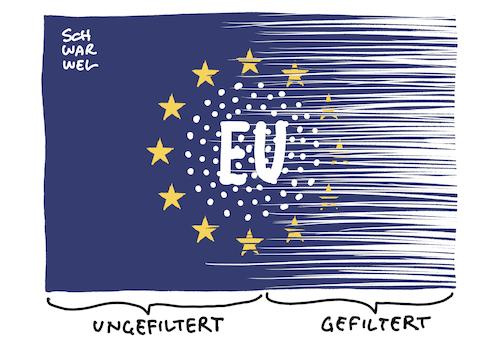 Cartoon: Urheberrechtsreform (medium) by Schwarwel tagged urheberrechtsreform,urheber,künstler,eu,richtlinie,artikel,13,17,uploadfilter,faire,bezahlung,verwertungsgesellschaften,youtube,google,facebook,urheberrecht,plattform,plattformen,axel,voss,verlage,leistungsschutzrecht,zitatrecht,filterzwang,software,cartoon,karikatur,schwarwel,urheberrechtsreform,urheber,künstler,eu,richtlinie,artikel,13,17,uploadfilter,faire,bezahlung,verwertungsgesellschaften,youtube,google,facebook,urheberrecht,plattform,plattformen,axel,voss,verlage,leistungsschutzrecht,zitatrecht,filterzwang,software,cartoon,karikatur,schwarwel