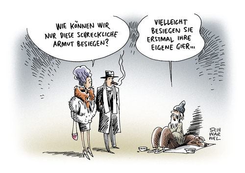 Cartoon: Vermögensstudie der Bundesbank (medium) by Schwarwel tagged reichen,werden,reicher,vermögensstudie,der,bundesbank,vermögen,bank,geld,armut,arm,finanzen,reichtum,kapitalismus,karikatur,schwarwel,reichen,werden,reicher,vermögensstudie,der,bundesbank,vermögen,bank,geld,armut,arm,finanzen,reichtum,kapitalismus,karikatur,schwarwel