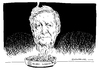 Cartoon: Altkanzler Helmut Schmidt tot (small) by Schwarwel tagged altkanzler,helmut,schmidt,tot,karikatur,schwarwel