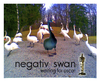 Cartoon: negativ swan (small) by edda von sinnen tagged oskarverleihung 2011 movie black swan ballett edda von sinnen