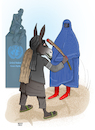 Cartoon: Afghan women! (small) by Shahid Atiq tagged afghanistan