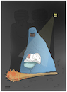 Cartoon: March 8th under the Taliban! (small) by Shahid Atiq tagged afghanistan