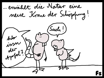 Cartoon: Ratten - Die Vorgeschichte (medium) by Frank_Sorge tagged ratten,atomkrieg