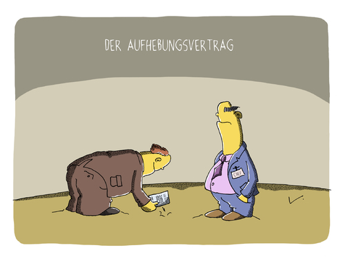 Cartoon: Aufhebungsvertrag (medium) by SCHÖN BLÖD tagged thomas,luft,cartoon,lustig,aufhebungsvertrag,vertrag,chef,boss,job,arbeitnehmer,arbeit,angestellter,kündigung,arbeitgeber,kalauer,thomas,luft,cartoon,lustig,aufhebungsvertrag,vertrag,chef,boss,job,arbeitnehmer,arbeit,angestellter,kündigung,arbeitgeber,kalauer