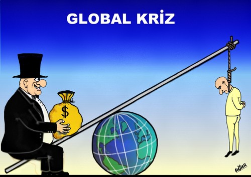 Cartoon: kriz (medium) by ugur demir tagged mmmmmmmmm