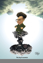 Cartoon: kims ascension kim himmelfahrt (small) by jean gouders cartoons tagged kim,jung,ill,korea,death,hysteria