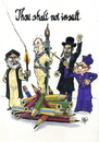 Cartoon: Thou shalt no insult (small) by jean gouders cartoons tagged religion cartoon insult intollerance jean gouders