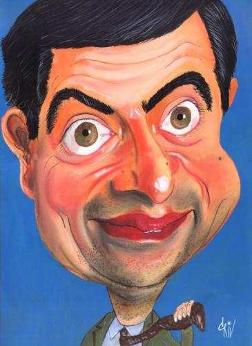 mr.Bean By criv | Media & Culture Cartoon | TOONPOOL