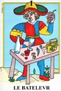 Cartoon: Le Bateleur (small) by srba tagged the magic grape wine tarot cards