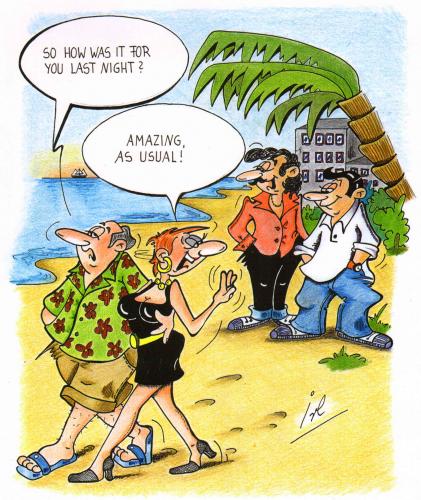 Cartoon: constancy (medium) by irlcartoons tagged cartoons,irl,treue,south,süden,ehefrau,ehemann,wife,husband,frau,women,sonne,sun,urlaub,ferien,holiday,liebhaber,lover,strand,beach,mann,man,liebe,love,sex,liebe,urlaub,ferien,verreisen,insel,mann,frau,one night stand,männer,frauen,liebhaber,beach,strand,süden,treue,fremdgehen,seitensprung,ehe,ehebruch,partnerschaft,beziehung,polygamie,one,night,stand