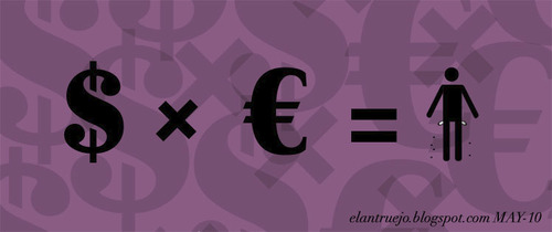 Cartoon: Modern Economy (medium) by german ferrero tagged dinero,mney,crisis,ciudadano,economia