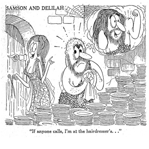 Samson And Delilah Cartoon