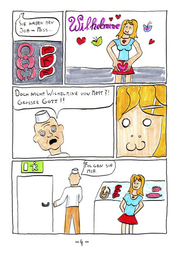 Cartoon: Legend of Transglutaminase (medium) by Blogrovic tagged 24h,comic,transglutaminase,klebefleisch,wurst,fleisch