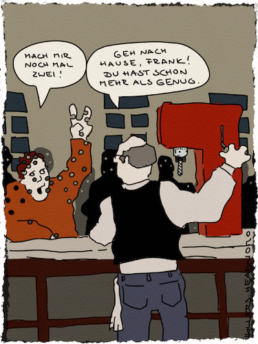 Cartoon: Frank (medium) by hollers tagged frank,kneipe,bar,tresen,zapfhahn,zapfen,alkohol,saufen,trinken,loch,bohren,bohrmaschine,wirt,wirtschaft,kneipier,genug,löcher,perforation,frank,kneipe,bar,tresen,zapfhahn,zapfen,alkohol,saufen,trinken,loch,bohren,bohrmaschine,wirt,wirtschaft,kneipier,genug,löcher,perforation