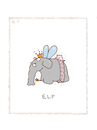Cartoon: Elf (small) by hollers tagged math 2022 elf elefant minimal cartoon math2022