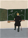 Cartoon: Kreidefelsen (small) by hollers tagged kreidefelsen,caspar,david,friedrich,gemälde,rügen,lehrer,tafel,zeichnung,kreide,öl,maler,kunst,unterricht