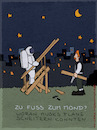 Cartoon: Mond (small) by hollers tagged musk,mond,weltall,private,raumfahrt,raumtourismus,treppe,zimmermann,ökologie,energie,umwelt,klima