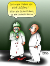 Cartoon: Schnittchen hier und da (small) by besscartoon tagged männer,arzt,chirurge,chirurgie,skalpell,süßes,süßigkeiten,schnittchen,bess,besscartoon