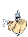 Cartoon: aladin (small) by lucholuna tagged dibujo suelto