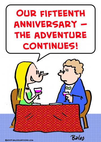 anniversary adventure continues By rmay | Love Cartoon | TOONPOOL