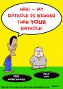Cartoon: OBAMA BARACK MCCAIN JOHN RATHOLE (small) by rmay tagged obama barack mccain john rathole